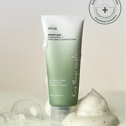 Anua - Heartleaf Quercetinol Pore Deep Cleansing Foam