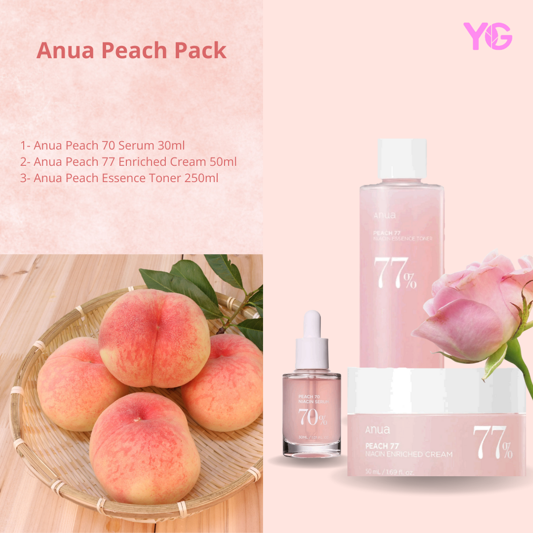 Anua - Peach Niacin Pack (Toner + Serum + Cream)