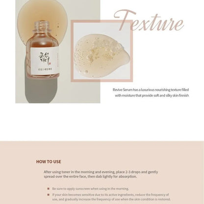 Beauty of Joseon - Revive Serum (Ginseng+Snailmucin)