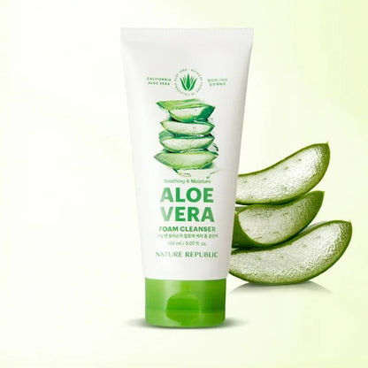 NATURE REPUBLIC - Soothing &amp; Moisture Aloe Vera Foam Cleanser [150ml]