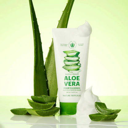 NATURE REPUBLIC - Soothing &amp; Moisture Aloe Vera Foam Cleanser [150ml]